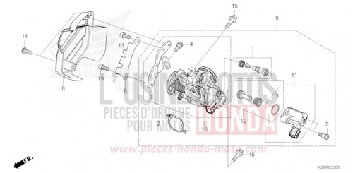 THROTTLE BODY CRF125FBS de 2025